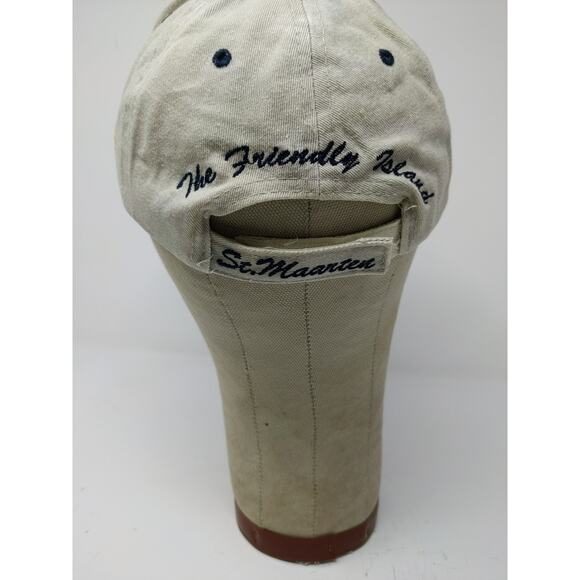 St Maarten Martin Tourist Strapback Hat Embroidered Spell Out Dancing SEE DESC - Picture 7 of 11